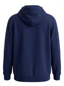 Reebok Men's Full Zip Hoodie Navy Blue - Blue - View 2