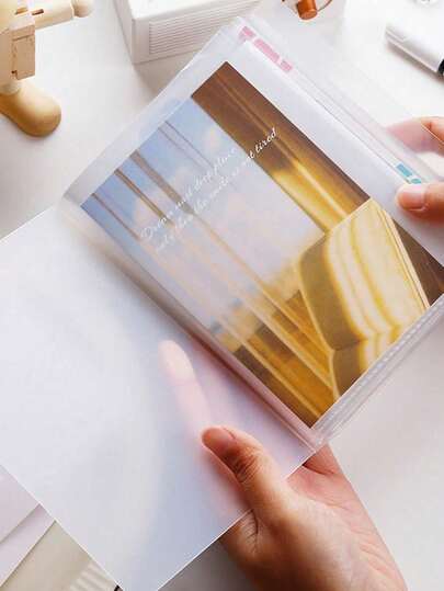 1pc Clear Photo Album, Ideal For Storing And Organizing Photos, Perfect School Supply For Back To School