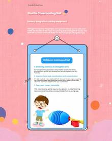 Pull Ball Children's Toy Tension Ball Kindergarten Parent-Child Interaction Sensory Integration Training Equipment - Multicolor - View 2