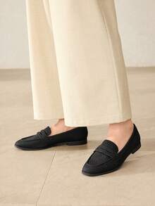 MOTF PREMIUM WOMEN'S COMFORTABLE VERSATILE FLAT HEEL SHOES SPRING SHOES - Classic Black - View 8