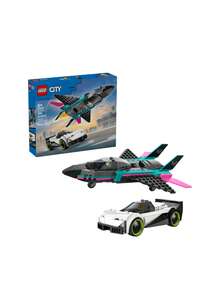 LEGO City Jet Vs. Car Kids 6Years+ 60489 - Multicolor - View 1