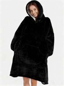 厚实宽松的抓绒连帽家居服,情侣款,居家户外皆宜,冬季保暖舒适,秋冬季节的理想之选,蓬松柔软,是馈赠佳品。 - 彩色 - 查看 14