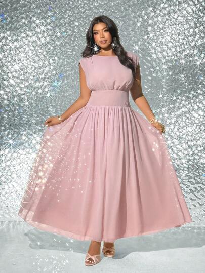 Viva Relle Vestido sexy de hombros descubiertos talla grande