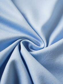 MONOPOLY X SHEIN 男童卡通印花短袖上衣和骰子印花紧身裤睡衣套装 - 淺藍色 - 查看 6