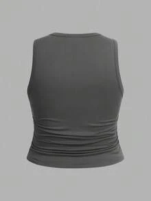 SHEIN EZwear 3件套女士休闲纯色加大码圆领吊带背心，适合夏季 - 彩色 - 查看 11