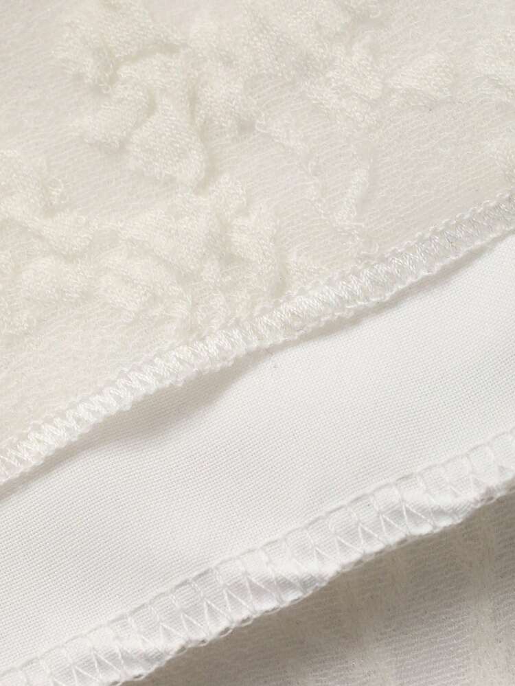 Women's Round Neck Jacquard Pleated Elegant Waist Midi Dress For Party