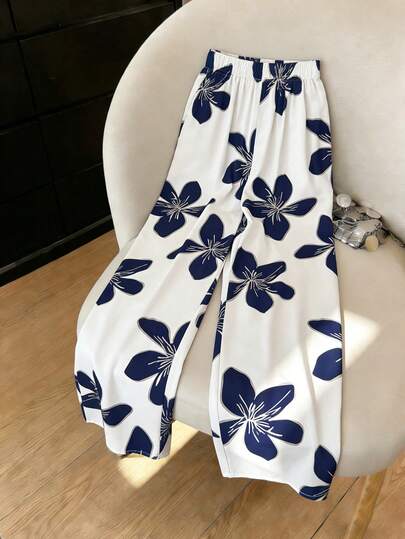 GlowEve CURVE 大码女式休闲印花梭织裤