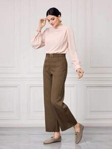 Sleekvia Women's Casual Versatile Commuting Minimalist Flat Shoes - Grey - View 9