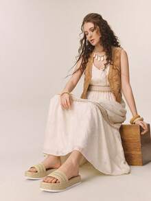 Styleloop 女士高跟凉鞋 - 杏色 - 查看 6