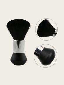 A Ergonomically Designed Salon Neck Brush With A Soft Nylon Brush Head – A Lightweight And Efficient Hair-Cleaning Tool Suitable For Professionals And Home Use. - Black - View 4