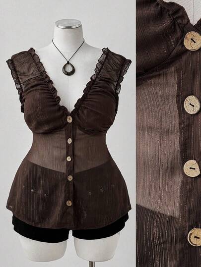 Sunspun Fashionable Fitted Contrast Color Long Sleeve Cropped Women Shirt