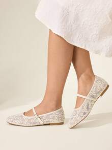 CUCCOO CHICEST 女士透气网面休闲一脚蹬鞋，舒适透气，适合工作和日常穿着，夏季款 - 杏色 - 查看 8