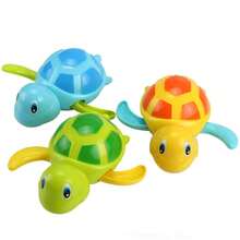 3pcs Funny Swimming Turtle Bath Toys - Perfect Gift For Toddlers, Children's Bath Toys: Wind-Up Swimming Turtle, Suitable For Boys & Girls Baby Bathroom Pool Water Play Toys, Stress Relief Toys, Sensory Toys, Newborn Games, Shower Bathtub Toys, Birthday Gifts For Over 18 Months - Multicolor - View 3