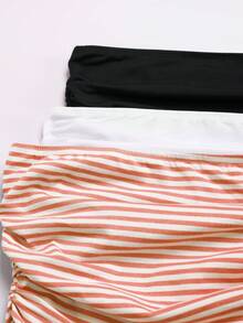 Comfortcana Bộ 3 áo ống nữ mùa hè kiểu dáng bất đối xứng - Nhiều màu - Xem 4