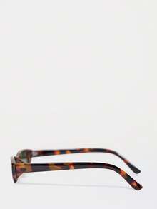 MUSERA Slim Tortoise Shell Glasses Spring Summer Beach Swim Festival Vacation Cute Daily - leopard print - View 4