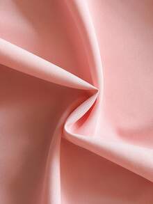 Vintaside Kids Girls Sleeveless Solid Color Elegant Ruffle Collar Summer Dress - Pink - View 8