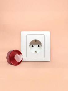 Joivida 1 cái/4 cái Nắp ổ cắm an toàn tiêu chuẩn Châu Âu, chống điện giật và chống bụi, thích hợp cho gia đình (hình trái tim và hình ngôi sao) - Tương thích với các ổ cắm tiêu chuẩn Châu Âu. - Nhiều màu - Xem 6