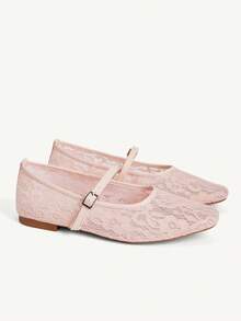 CUCCOO CHICEST Women's Embroidered Strap Breathable Flat Sandals, Versatile For Work And Casual Wear, Summer Wedding Shoes Summer Shoes Bride Shoes - Pink - View 3