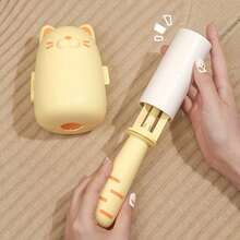 Joivida 1个可爱猫咪造型除毛滚轮，家用宠物毛发去除器，适用于衣物和沙发，手动粘毛器，适用于日常衣物清洁、家居清洁、卧室床垫清洁和家用清洁产品 - 貓咪除毛滾筒 - 查看 11