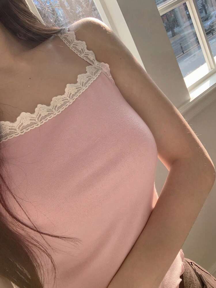 Women's Lace Fitted Casual Blouse Summer