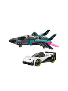 LEGO City Jet Vs. Car Kids 6Years+ 60489 - Multicolor - View 2