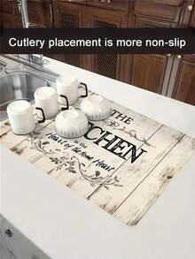 (Hot Selling!!!) 1pc Flat Stove Protector Mat. The Kitchen Is An Art Space. This Rubber Non-Slip, Heat-Resistant Kitchen Utensil Protector Mat Is Suitable For Induction Cooktops, Glass Cooktops, And Is A Multi-Functional Scratch-Resistant Mat. It Is Also The Best Choice For Ovens, Washing Machines, Dryers, And Kitchen Decorations. - Multicolor - View 6