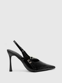 CUCCOO BIZCHIC 女士时尚派对尖头高跟鞋 - 黑色 - 查看 2