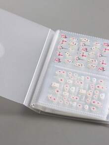 1PC/80-Compartment Sticker Organizer Can Be Used To Store Cards, Nail Stickers, Daily Necessities, Travel Items, Gift Bags, And Small Bags - Multicolor - View 5