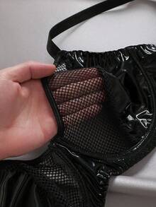 EmpressEnvy 1 chiếc áo ngực có gọng cỡ lớn dành cho nữ - màu đen - Xem 5