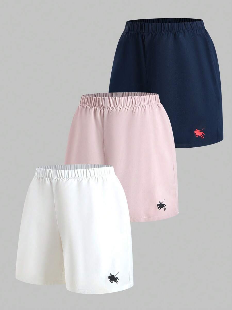 SHEIN 3PCS Teen Boys Shorts, Teen Boy - Multicolor - View 1