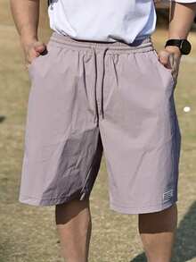 DAZY Summer Lightweight Purple Outdoor Shorts For Men - Purple - View 1