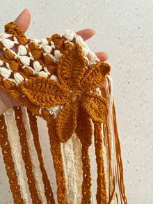 Soleia 女士撞色露背系带针织上衣和针织混纺迷你裙性感两件套 - 彩色 - 查看 9