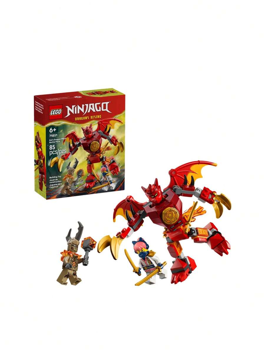 LEGO NINJAGO® Kai's Dragon Mech Battle Pack Kids 6Years+ 71851 - Multicolor - View 1