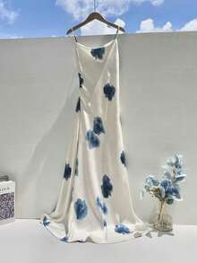 GlowEve Women's Floral Print Elegant Long Dress - Multicolor - View 1