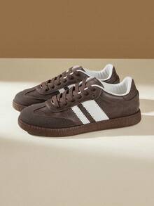 CUCCOO EASI Dexun Shoes Women's 2026 New Spring Women's Retro Versatile Sports And Leisure Shoes Flat Shoes - Brown pu - View 3