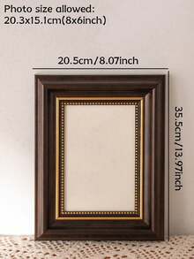 Cirelle 1 إطار صور نوردي ذهبي، ديكورات خشبية إسكندنافية، إطار ذهبي فاخر، هدية عيد الميلاد وتدشين المنزل بمقاس 5 بوصة، 8 بوصة، وبحجم A4 لإطار الصور الملون، مناسب لغرفة المعيشة والنوم - متعدد الألوان - مشاهدة 16