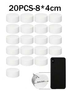 Foam Cylinders For Wedding Decorations, Flower Arrangements And Holiday Crafts - Multifunctional Props For Backgrounds, Holiday Centers And Bouquets - Round White Foam - View 11