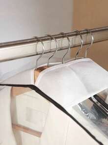 Bolsa de ropa transpirable de cobertura total, funda para vestidos, bolsa a prueba de polvo para ropa, abrigos, trajes, almacenamiento de armario - transparente - Ver 5