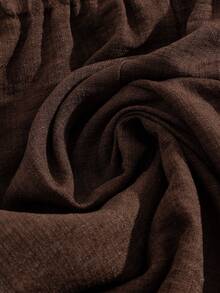 GlowEve Bộ đồ nữ thanh lịch, thoải mái, màu nâu, kiểu áo hai dây lửng thắt eo + quần ống đứng thắt eo màu nâu, thích hợp cho công sở, mùa xuân/hè. - màu nâu - Xem 6