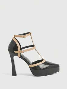 CUCCOO LuxiPop 女士高跟鞋 - 黑色1 - 查看 1