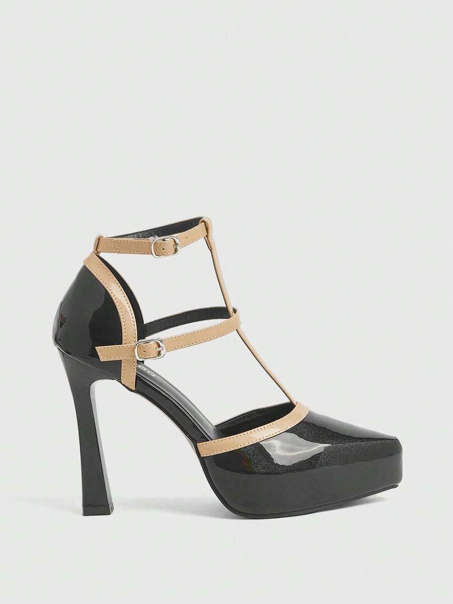 CUCCOO LuxiPop 女士高跟鞋 - 黑色1 - 查看 1