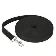 1PC Extra Long Pet Leash, Polyester Dog Training Leash, 5.9-50 Feet, For Obedience, Play, Camping And Backyard Exercise - Suitable For All Dog Breeds - Allows Dogs More Activity Range - Black - View 7
