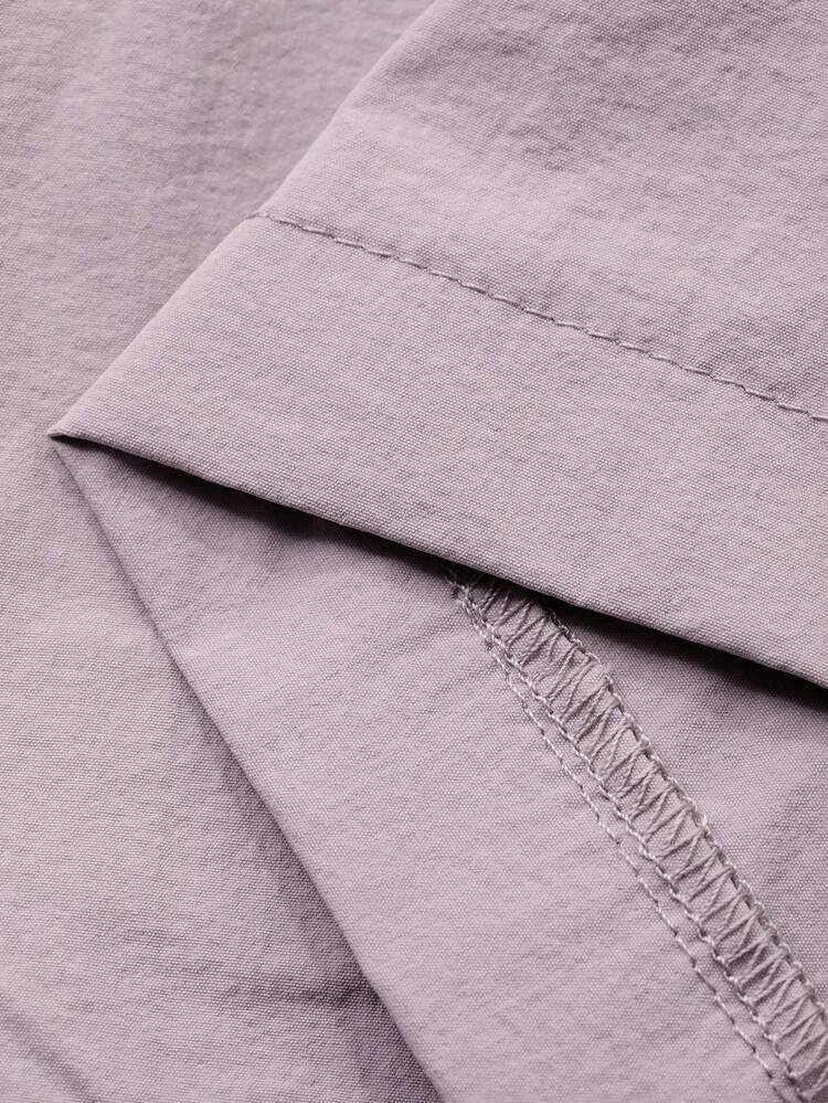 Summer Lightweight Purple Outdoor Shorts For Men