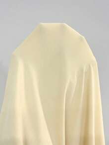 Roveilla 女士春夏褶皱法式优雅时尚办公室通勤休闲度假浪漫性感V领露背系带松紧腰泡泡袖A字浅黄色连衣裙 - 淡黃色 - 查看 7