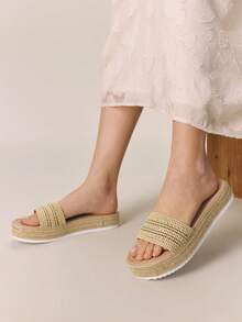 Styleloop 女士高跟凉鞋 - 杏色 - 查看 5