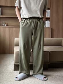 DAZY 男士多色短袖T恤和长裤家居服套装，春夏款 - 彩色 - 查看 7