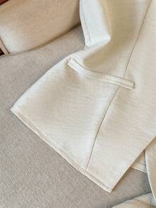 GlowEve Women's Summer Casual Commuting Vest And Shorts 2 Pieces Set - Apricot - View 4