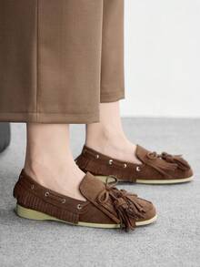 CUCCOO BIZCHIC 女士通勤平底便鞋 - 深咖啡色 - 查看 4