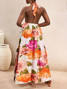 BamGleam New Model Women Summer Sexy Camisole High Waisted Dress - White - View 2