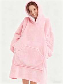 厚实宽松的抓绒连帽家居服,情侣款,居家户外皆宜,冬季保暖舒适,秋冬季节的理想之选,蓬松柔软,是馈赠佳品。 - 彩色 - 查看 15